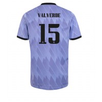 Fotbalové Dres Real Madrid Federico Valverde #15 Venkovní 2022-23 Krátký Rukáv